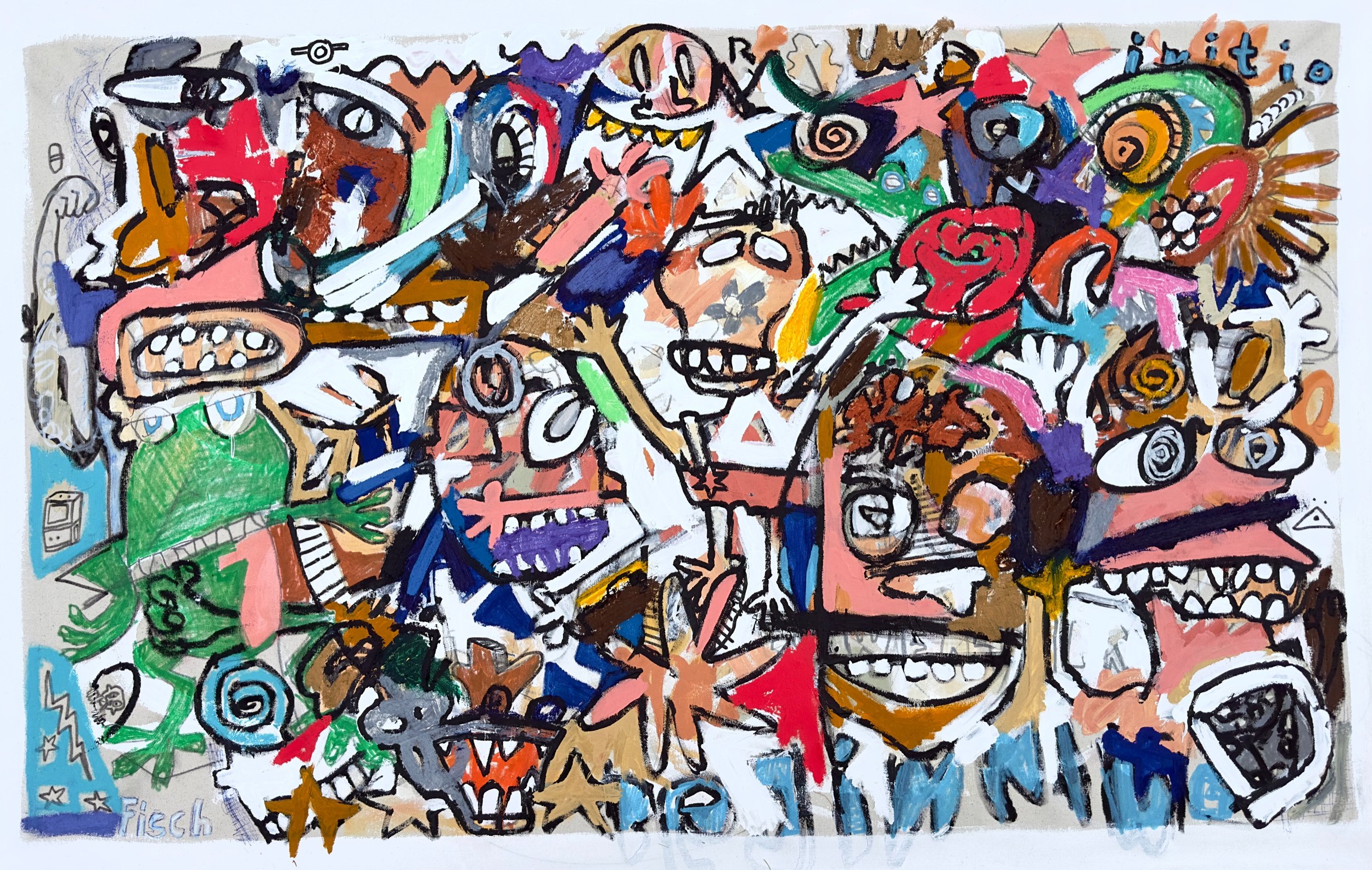 The WeightLifters, 35x56”
