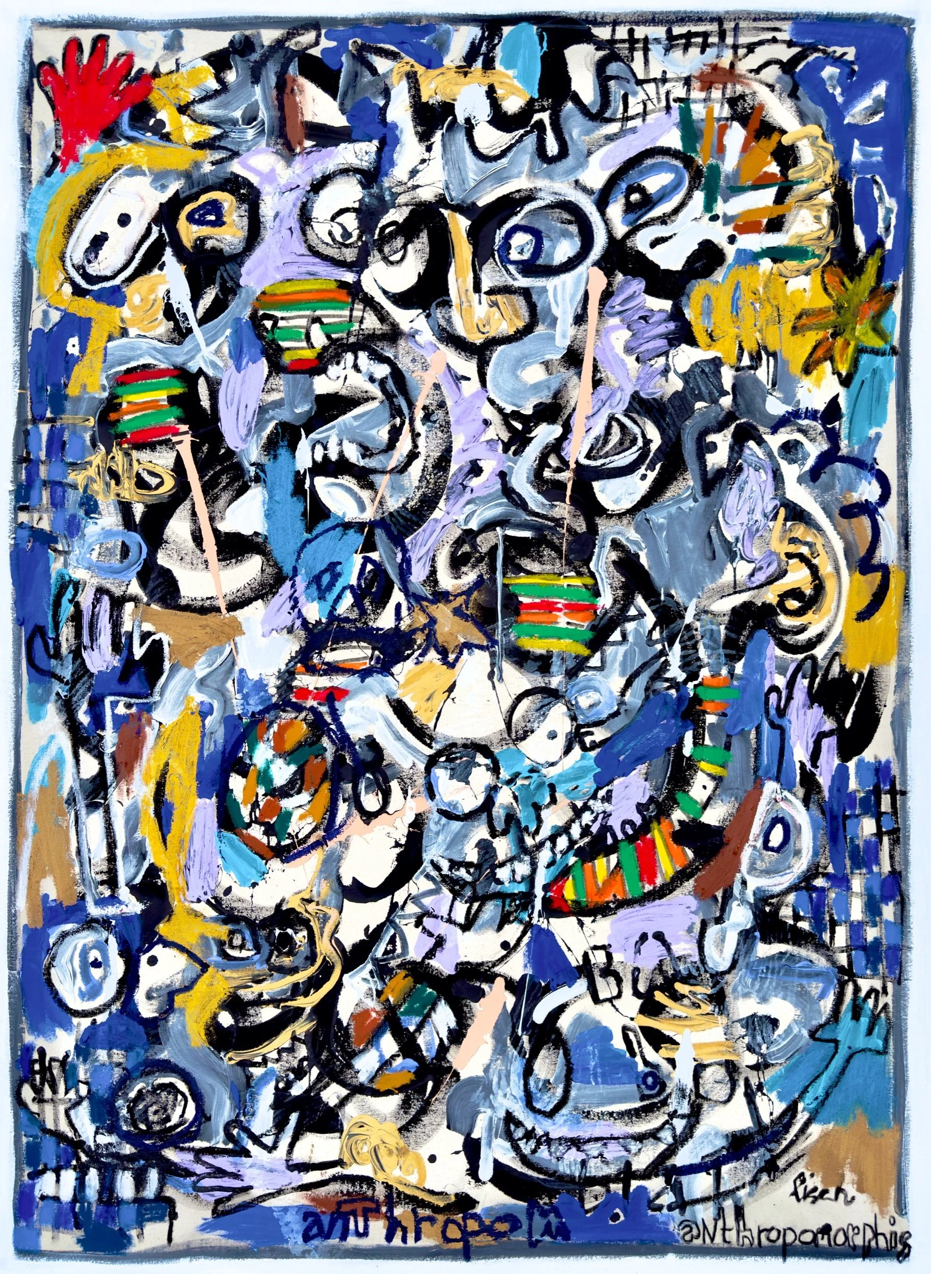 The Menagerie, 55x40”