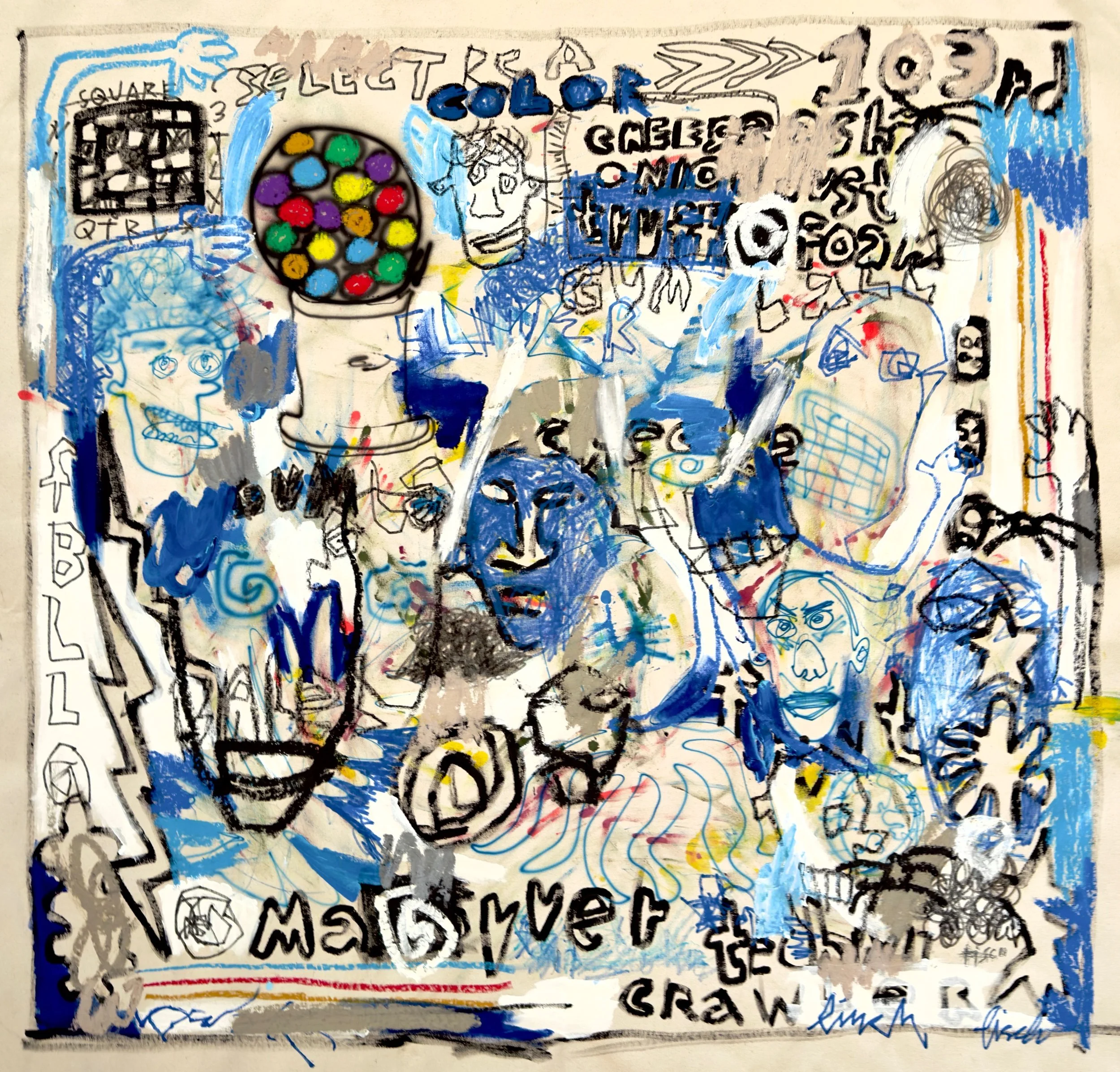 Riding Flumes, 53x56”