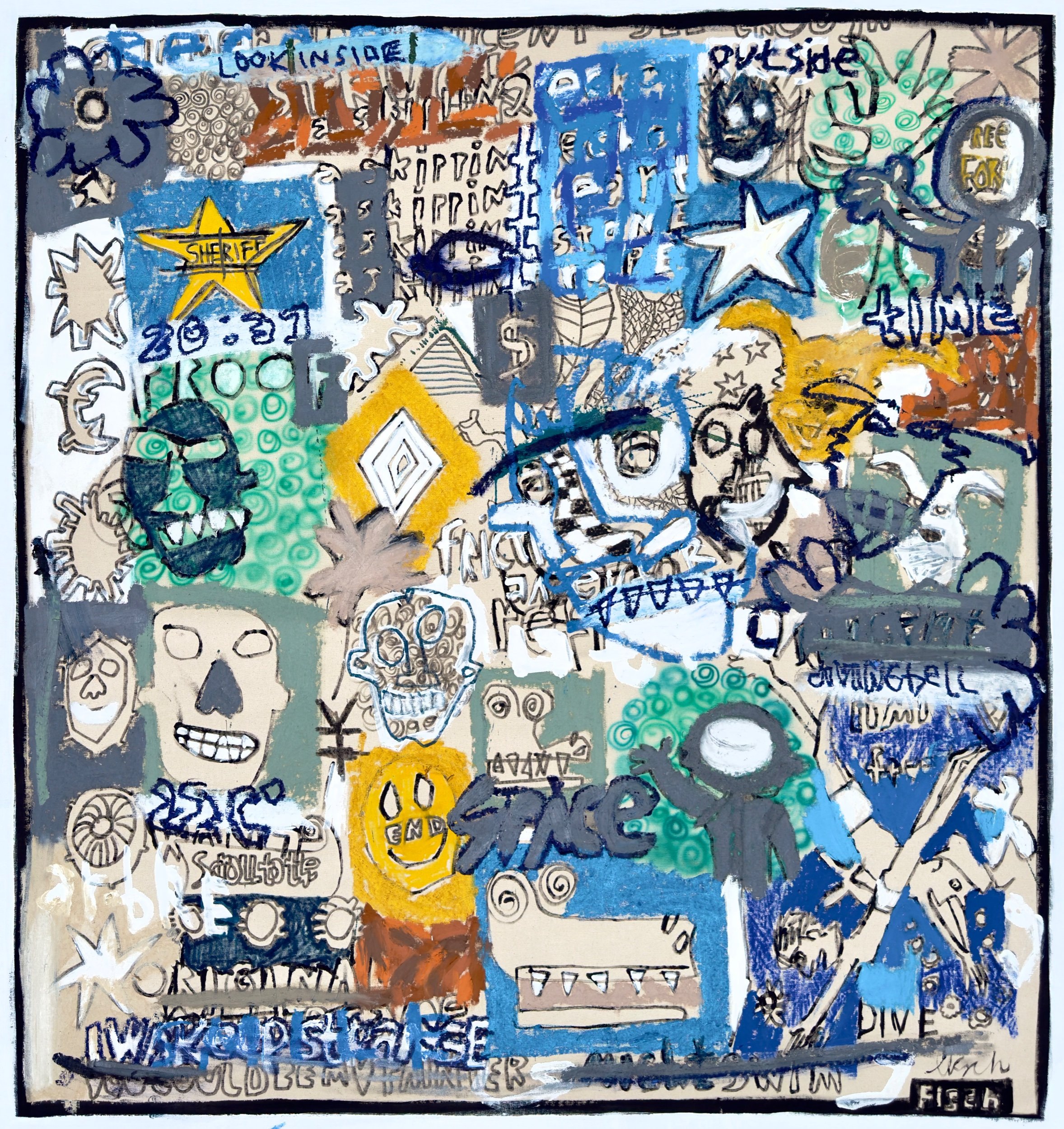 Outside Time, 53x56”