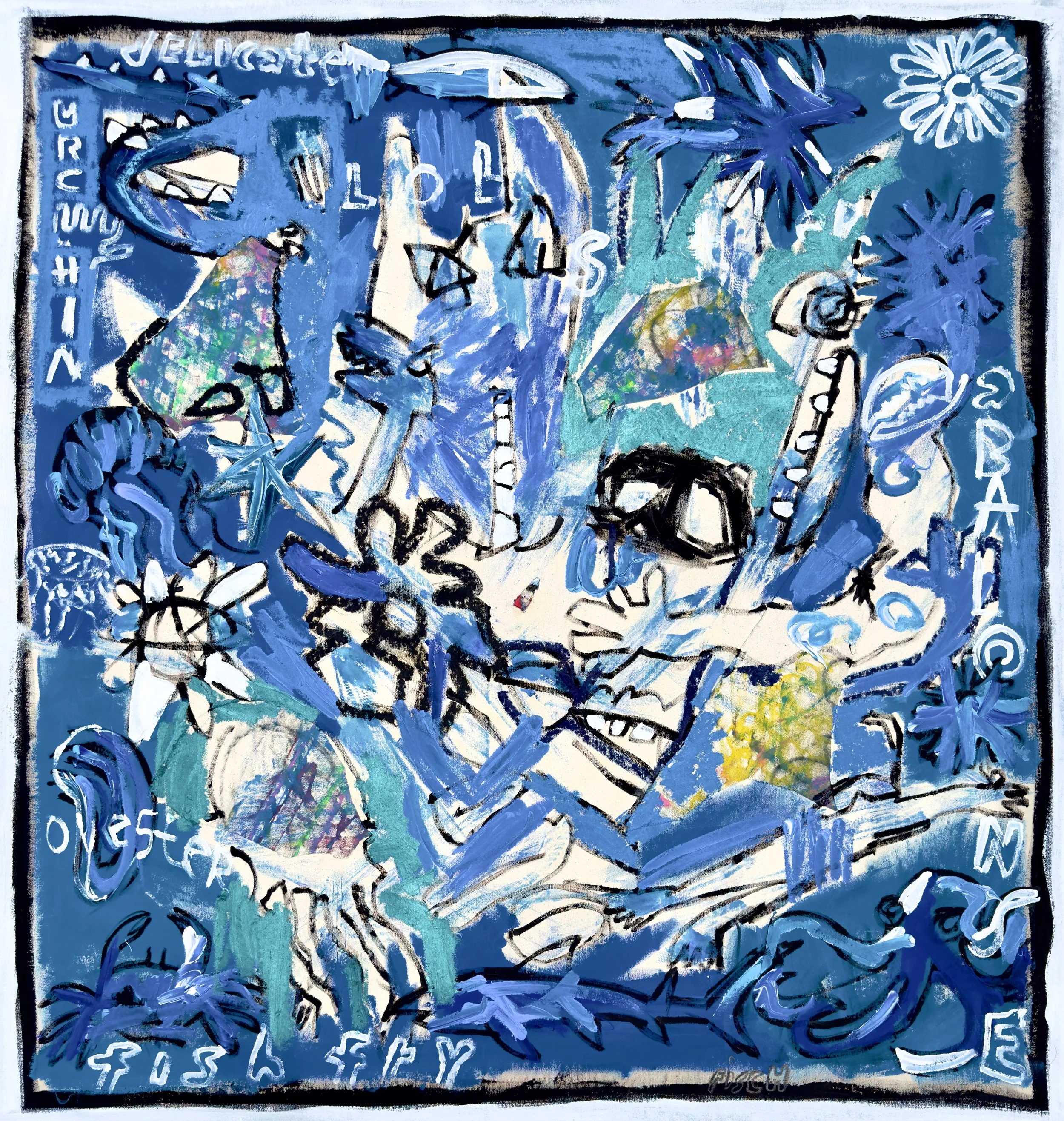 In The Undertow, 52x49”