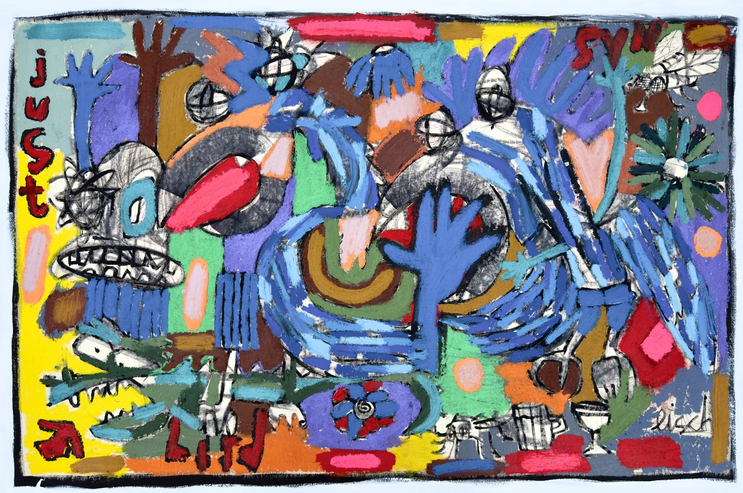 The Bird On The BarFly, 41x61”