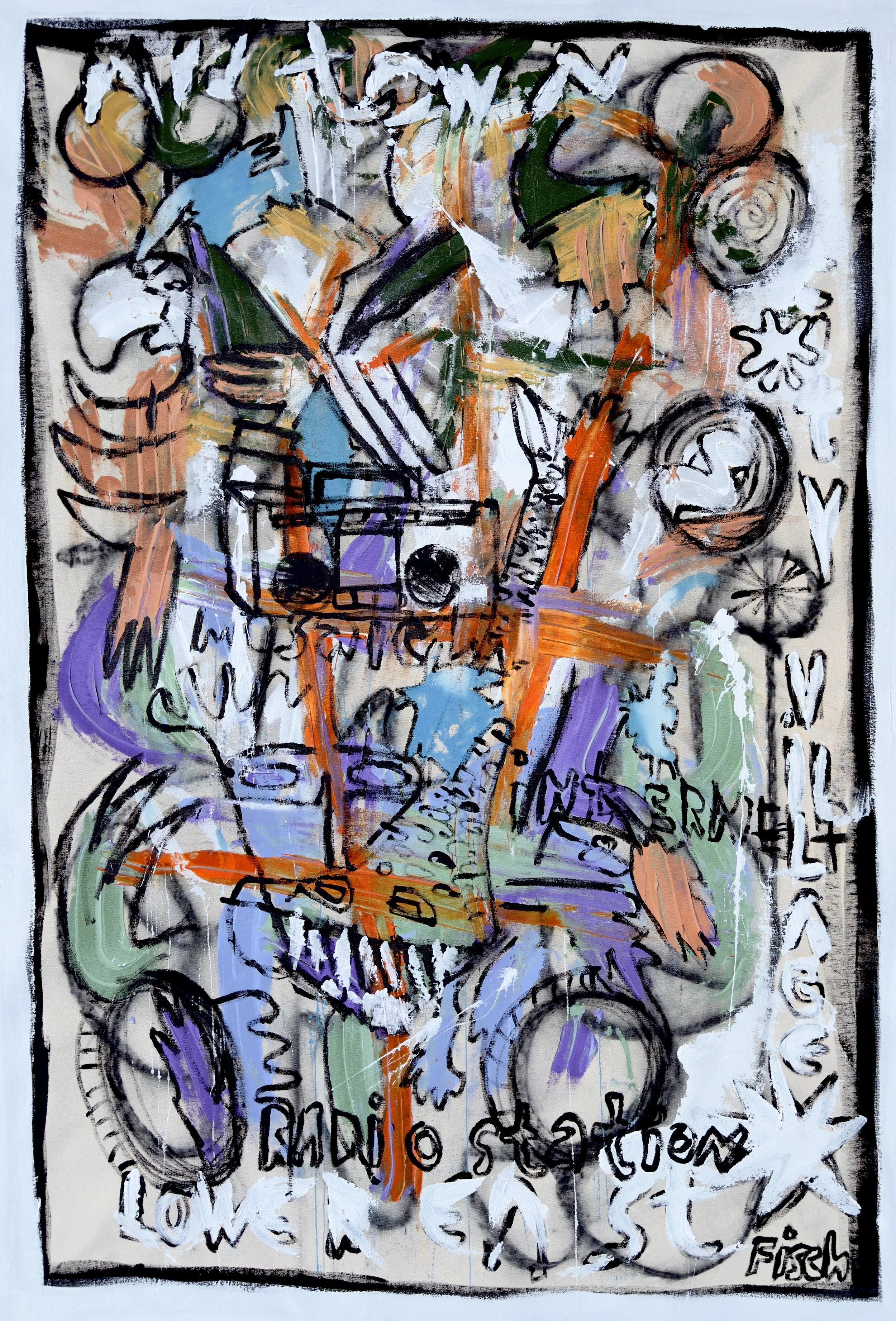 Shachihoko On Lower East, 60x40”