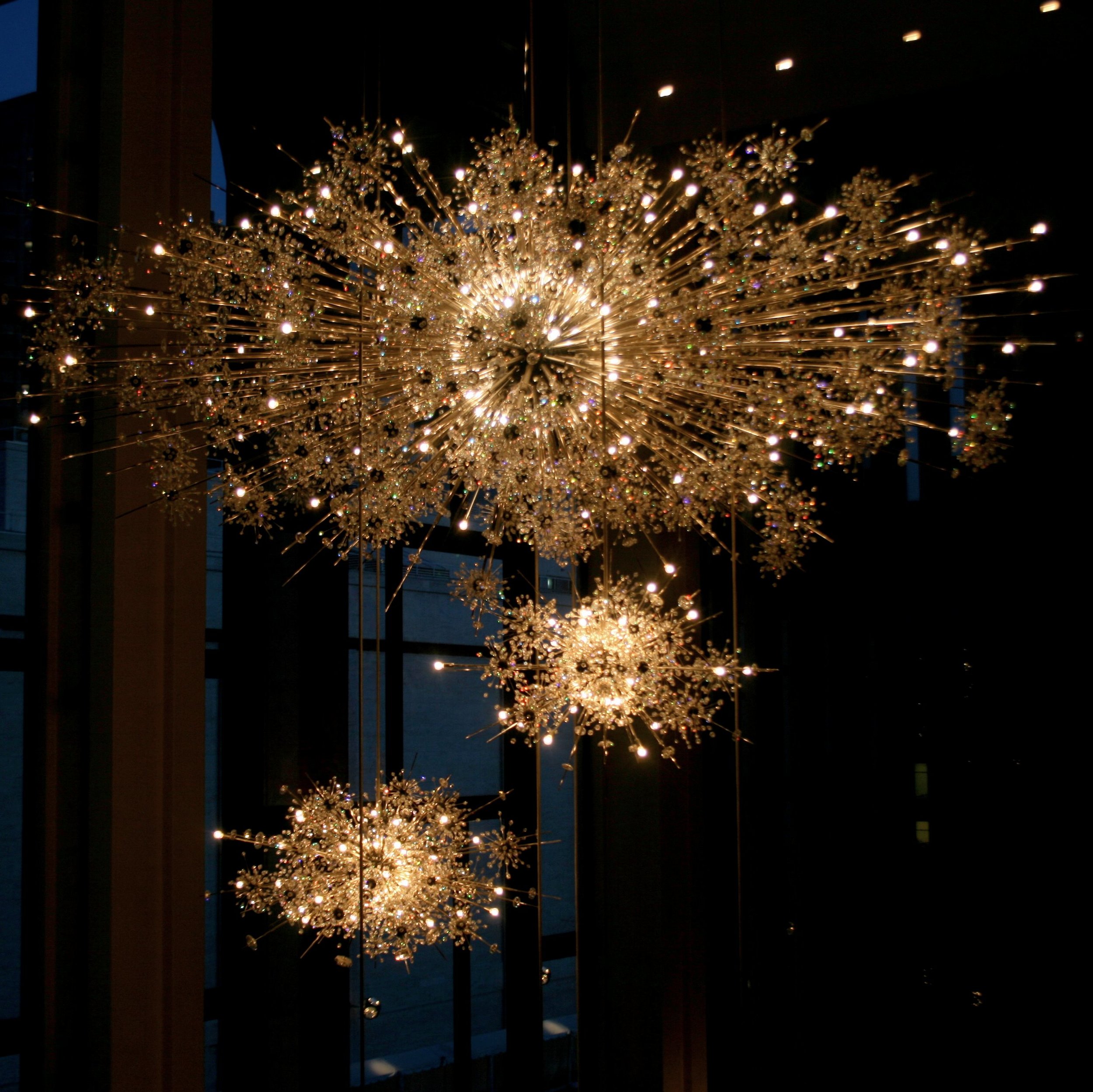 The famous Metropolitan Opera House chandeliers (full story of these beauties here )
