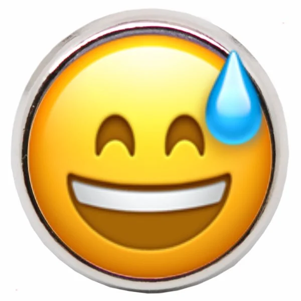 Smiley w/ Cold Sweat
