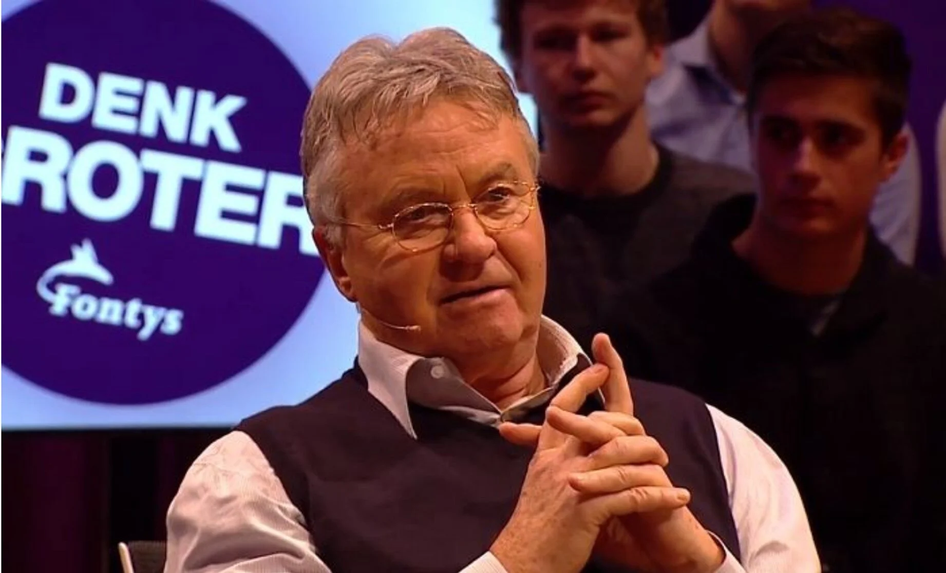 Think Bigger Debate: Guus Hiddink in fontys hogescholen