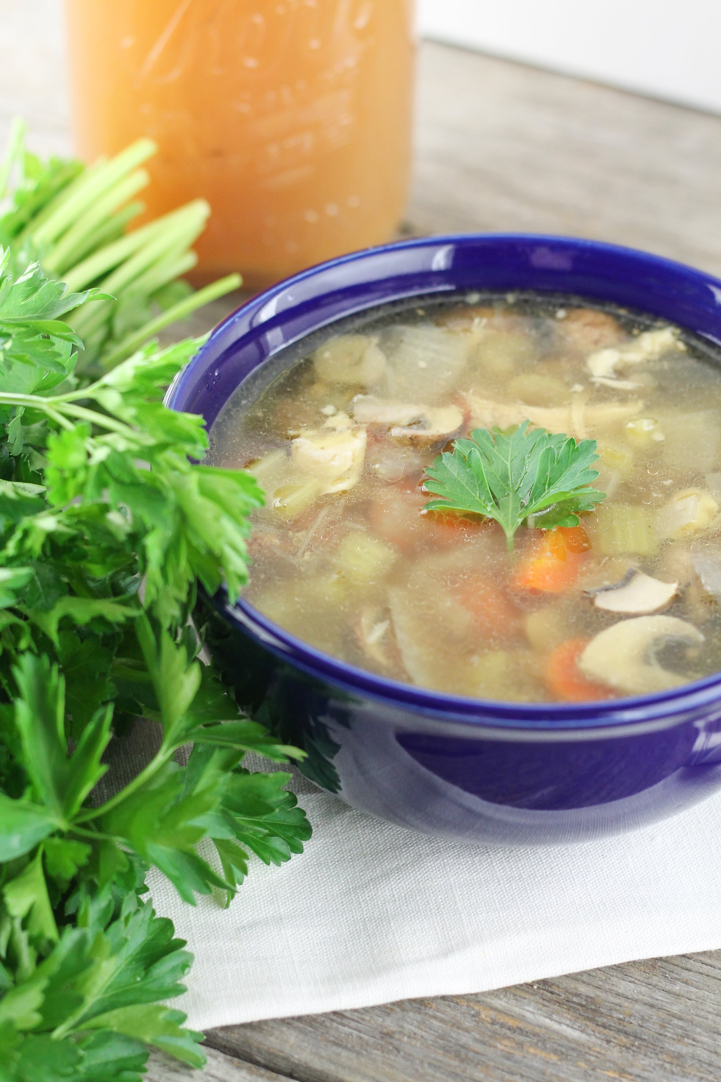 Paleo Chicken Bone Broth Soup