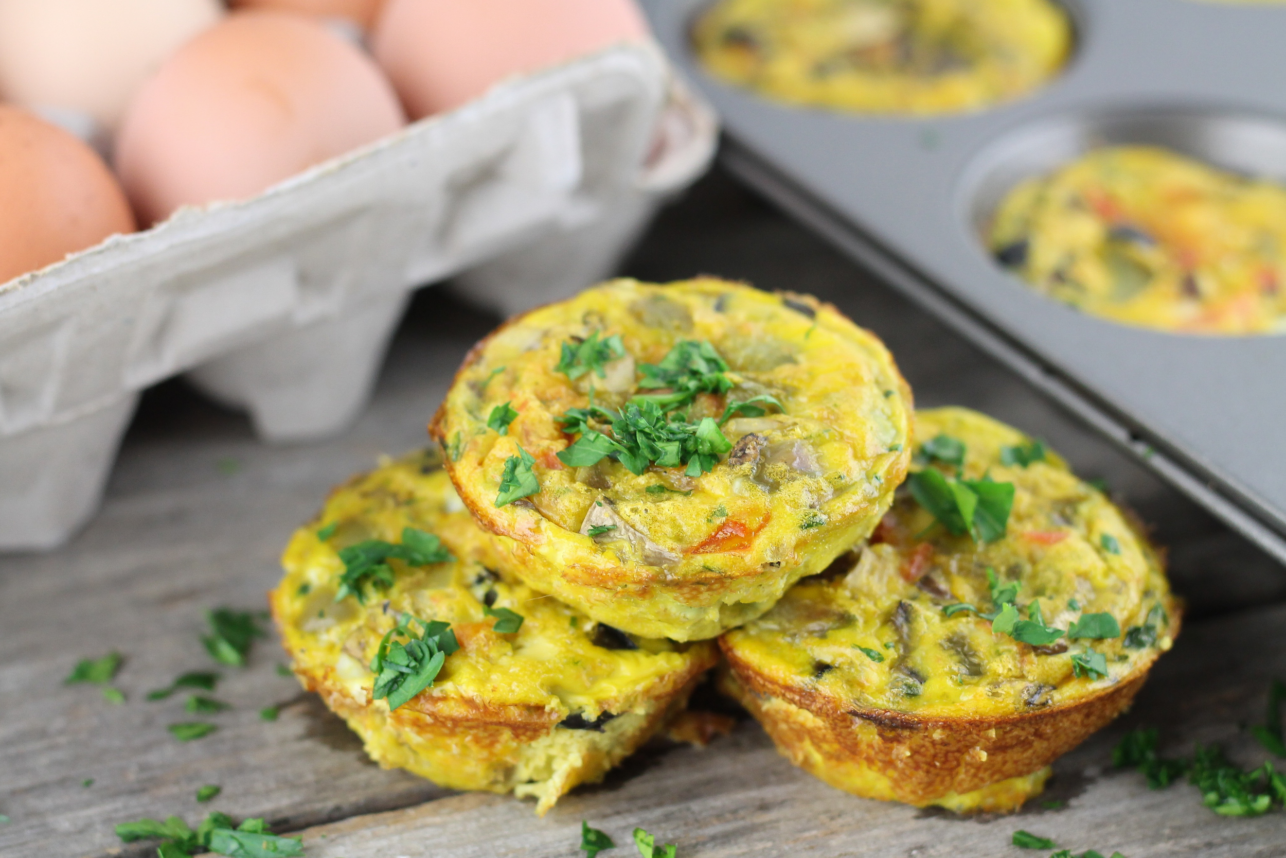 Everything Paleo Egg Muffins, Vegetable, Grain Free, Dairy Free, Gluten Free