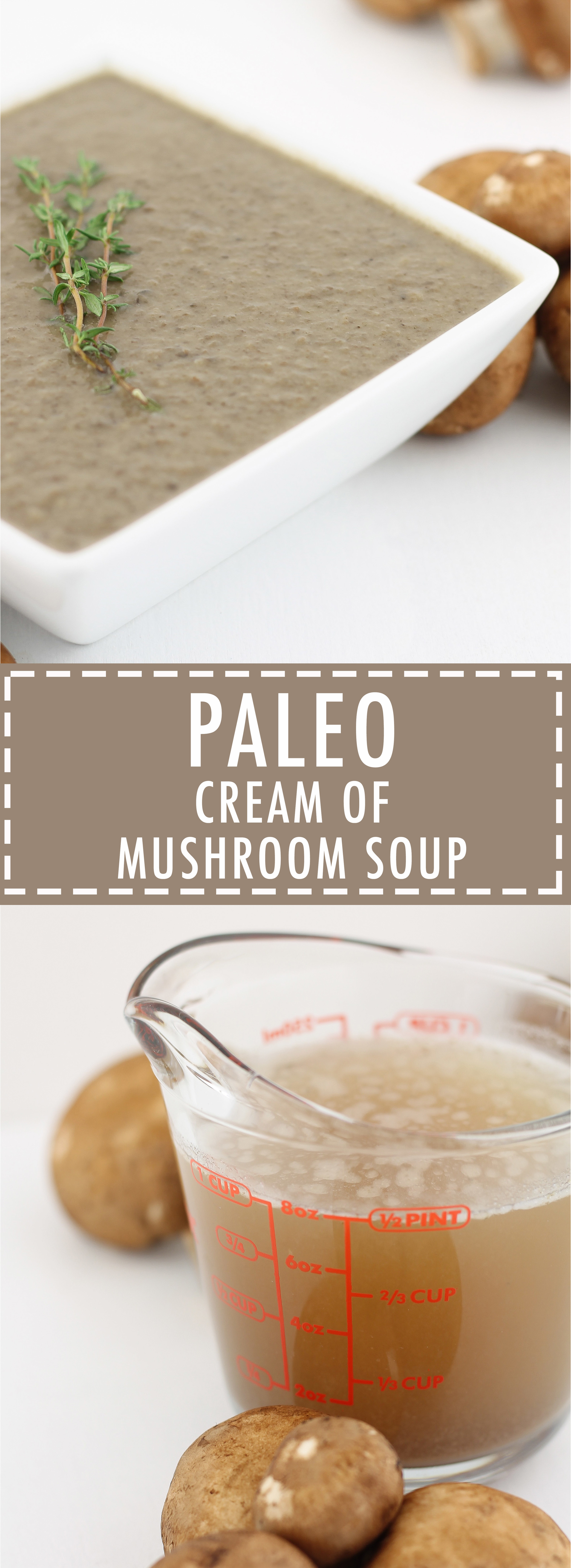 Paleo Cream Of Mushroom Soup, Healthy, Paleo Recipes, Gluten Free, Dairy Free, Grain Free, Primal, Whole30