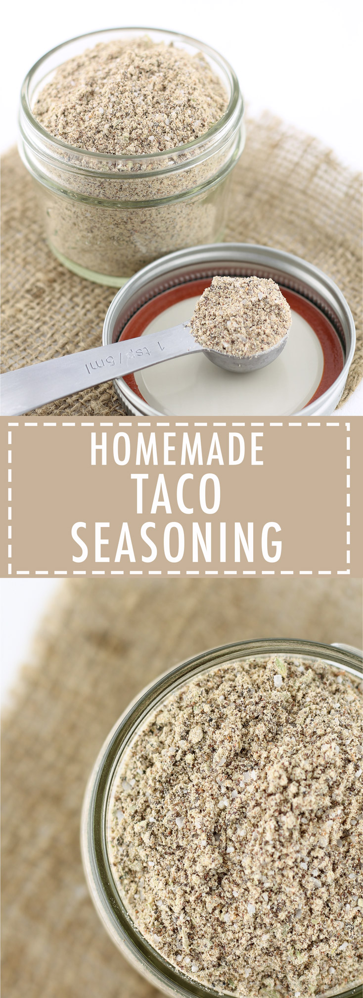 Homemade, Taco Seasoning, Paleo, Whole30, Real Food, Non-Processed, Flavorful, 