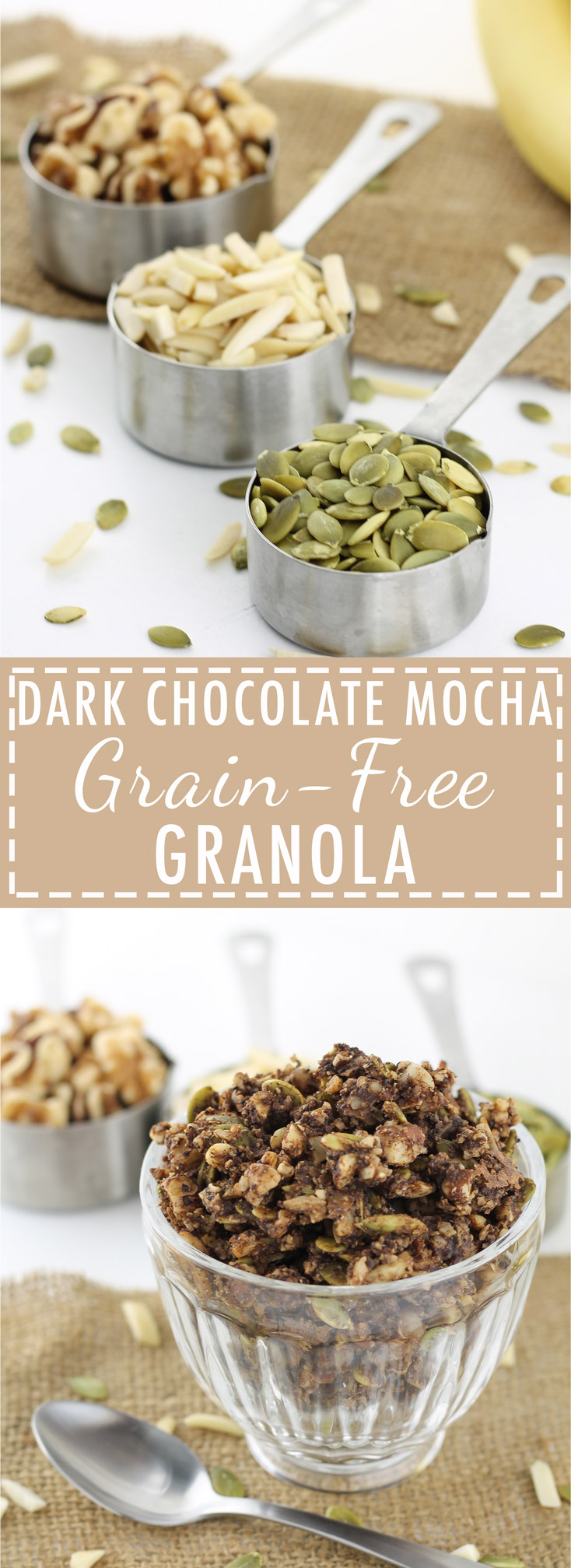 Dark Chocolate, Grain Free Granola, Paleo Granola, Mocha, Gluten Free, Paleo Recipes, Homemade, Cereal