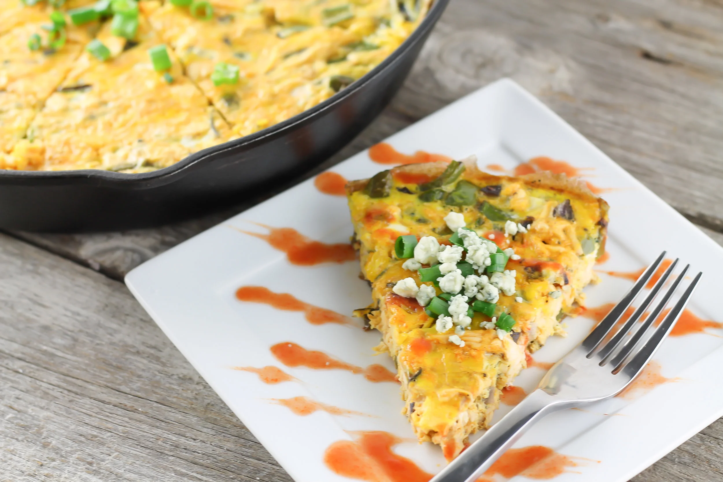 Buffalo Bleu Cheese Frittata Define Fettle
