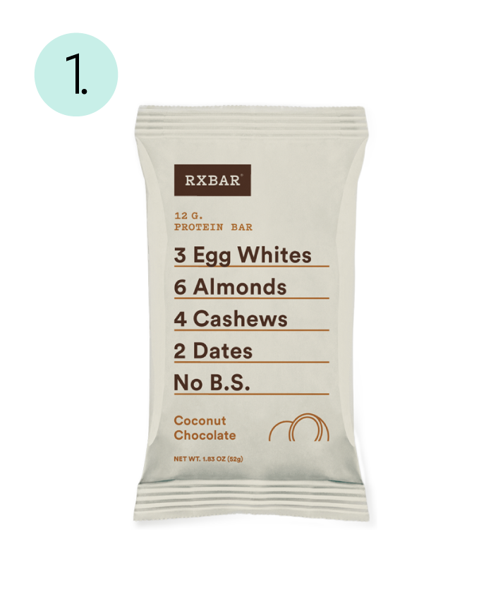 RX bars, protein bars, paleo, primal, real food, real ingredients, chocolate coconut, delicious, healthy snacks, healthy bars