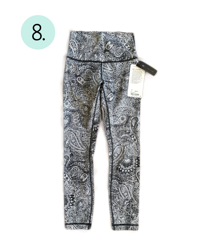 Lululemon, High Times Pant, Leggings, Comfy, Supportive, Breatheable, Patterned, Unique, Soft, Yoga Leggings, Workout, Sweat Wicking, 
