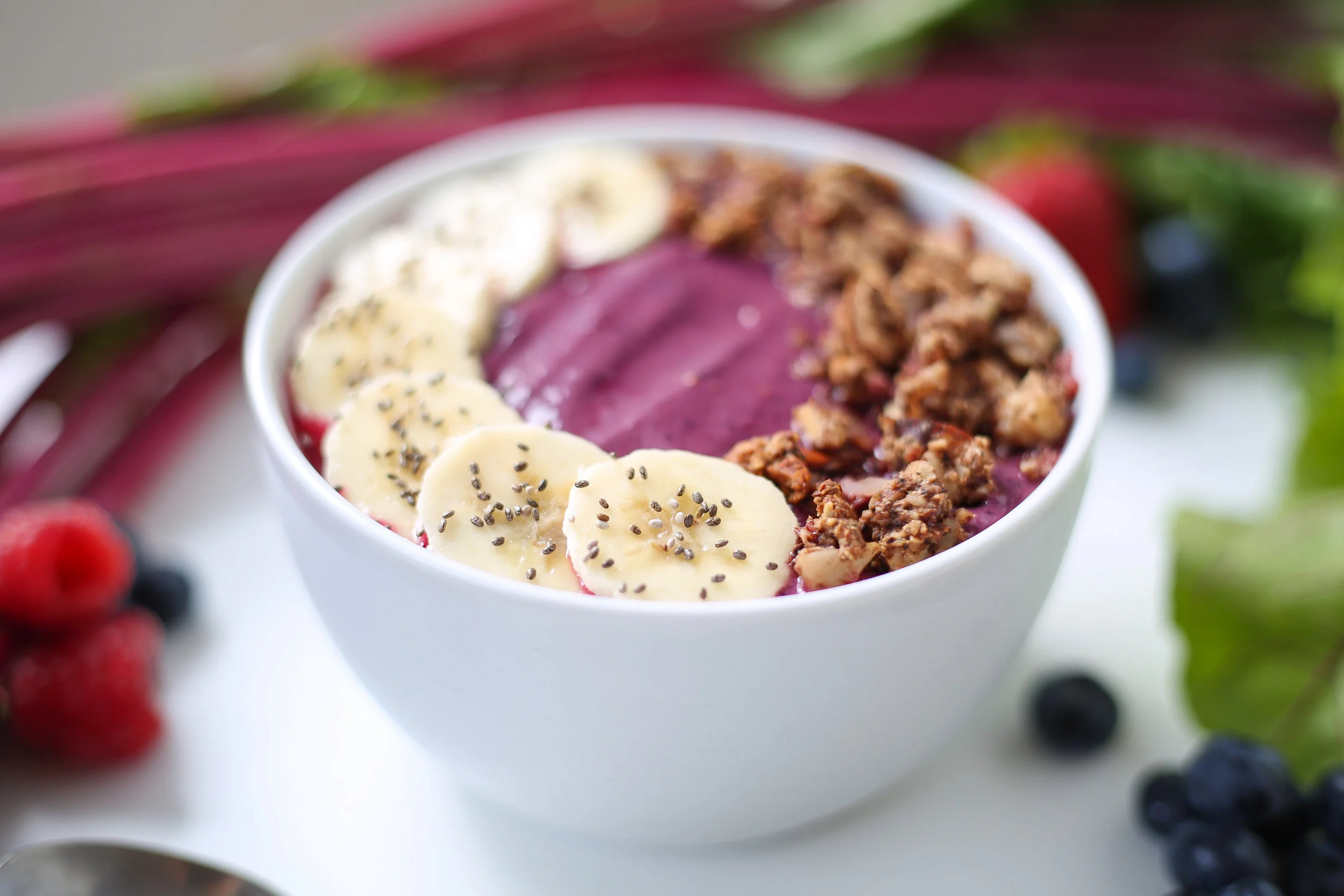 BeetBerryBanana Smoothie Bowl Define Fettle