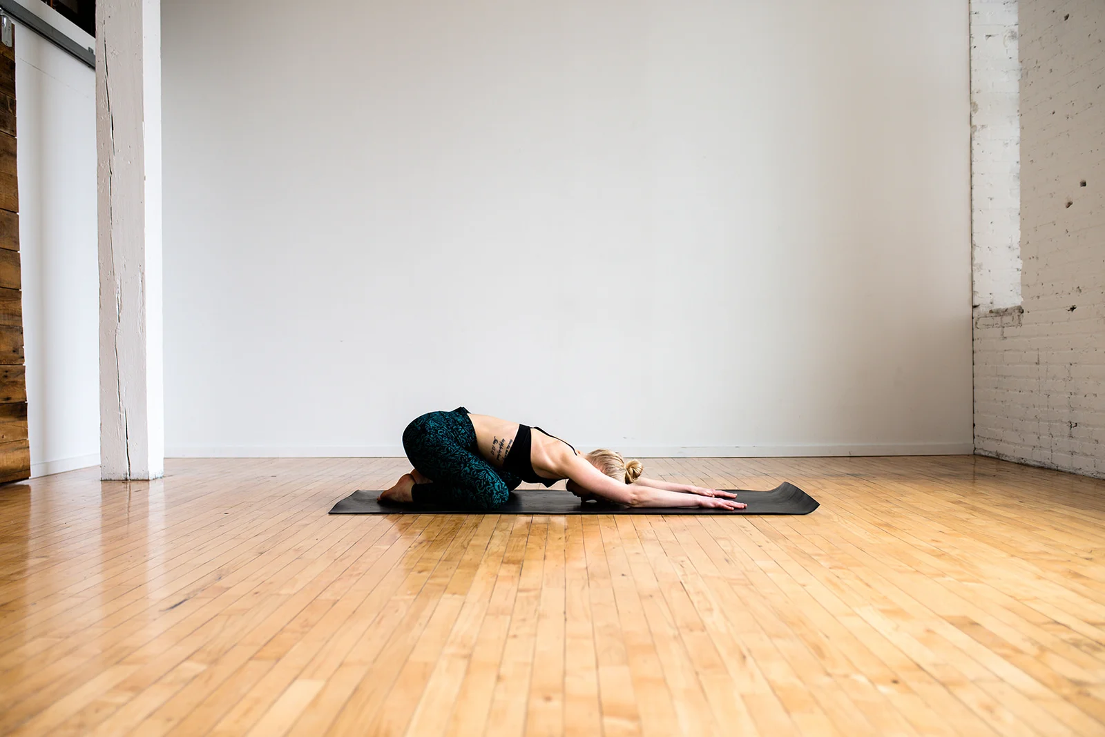 child's pose, yoga for beginners, at home yoga, home workouts, yoga at home