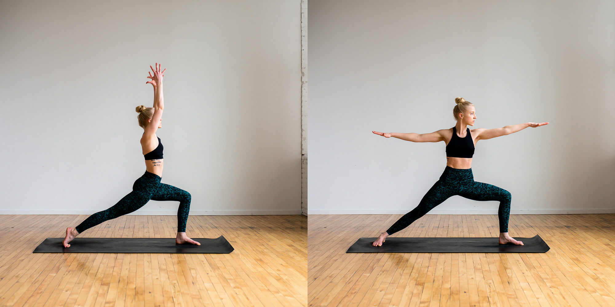 Define Fettle, Crescent Lunge, Warrior 2, Yoga, Home Yoga, At Home Yoga, Beginner Yoga, 