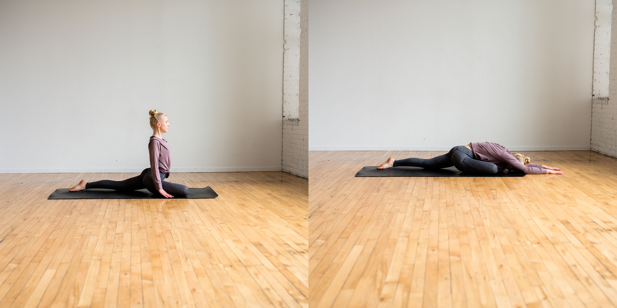 Half Pigeon, Half Pigeon Pose, Beginners Yoga, Bedtime Yoga Routine, Bedtime Yoga, DefineFettle