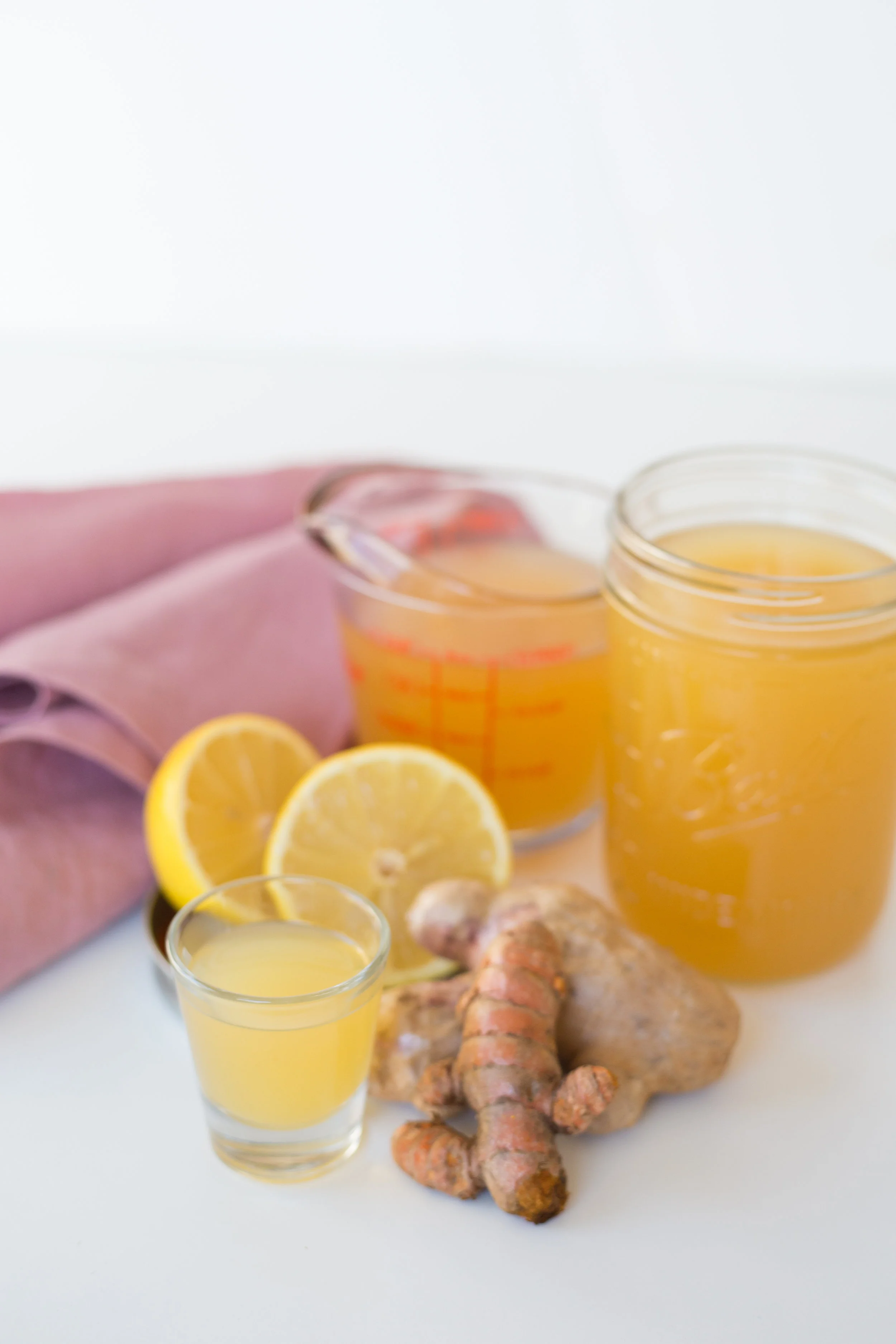 Wellness Shots, Immunity Boosting Wellness Shots, Winter Wellness, Immune Support, Ginger Drink, Turmeric Root, Apple Cider Vinegar, Define Fettle