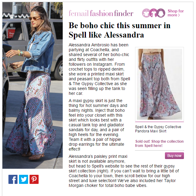 Alessandra Ambrosio in the Juli Choker