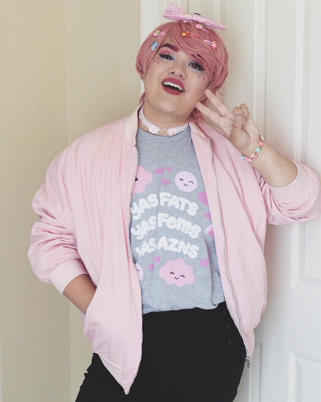 If you created your own hashtag that went viral, what would it be? "Oooh, well probably something like #FemTransAndProud! Just something to celebrate and embrace feminine trans boys."