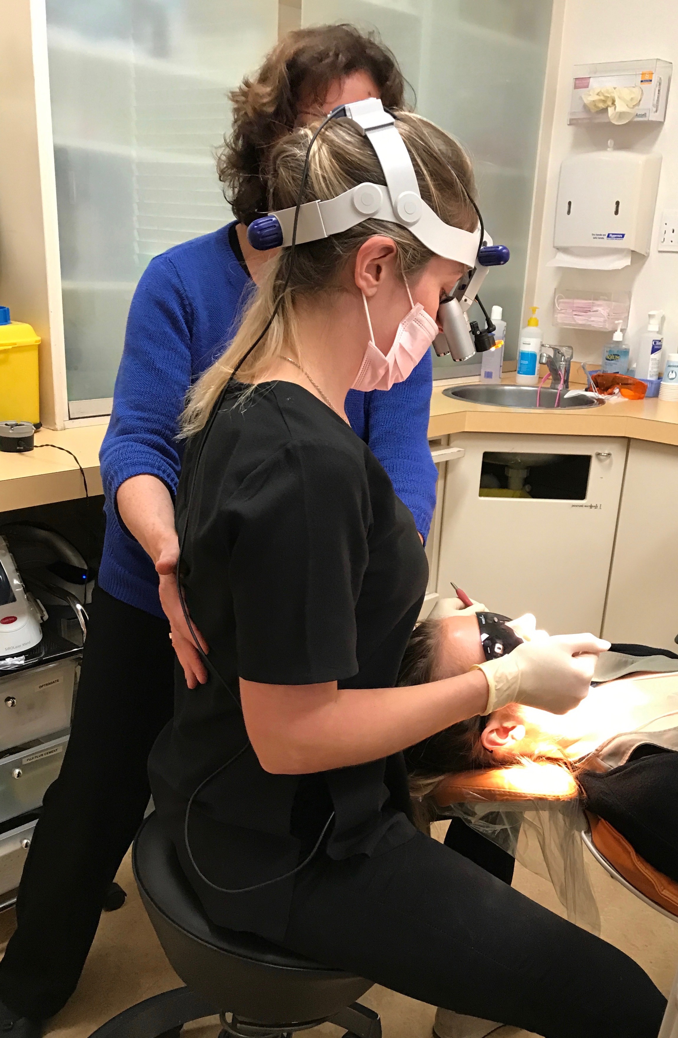 In-practice training - Dr Anikó Ball training a dentist .jpg