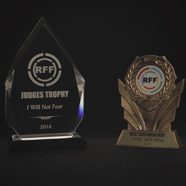 &quot;I Will Not Fear&quot; is proud to take home &quot;Best Documentary&quot; and &quot;Judges Trophy&quot; from the 2016 Revolution Film Festival #saufilm #nofearfilm #iwillnotfear