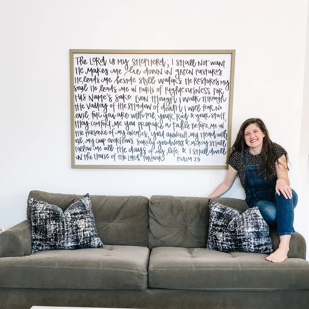 Psalm 23 Print Writercaroline Com