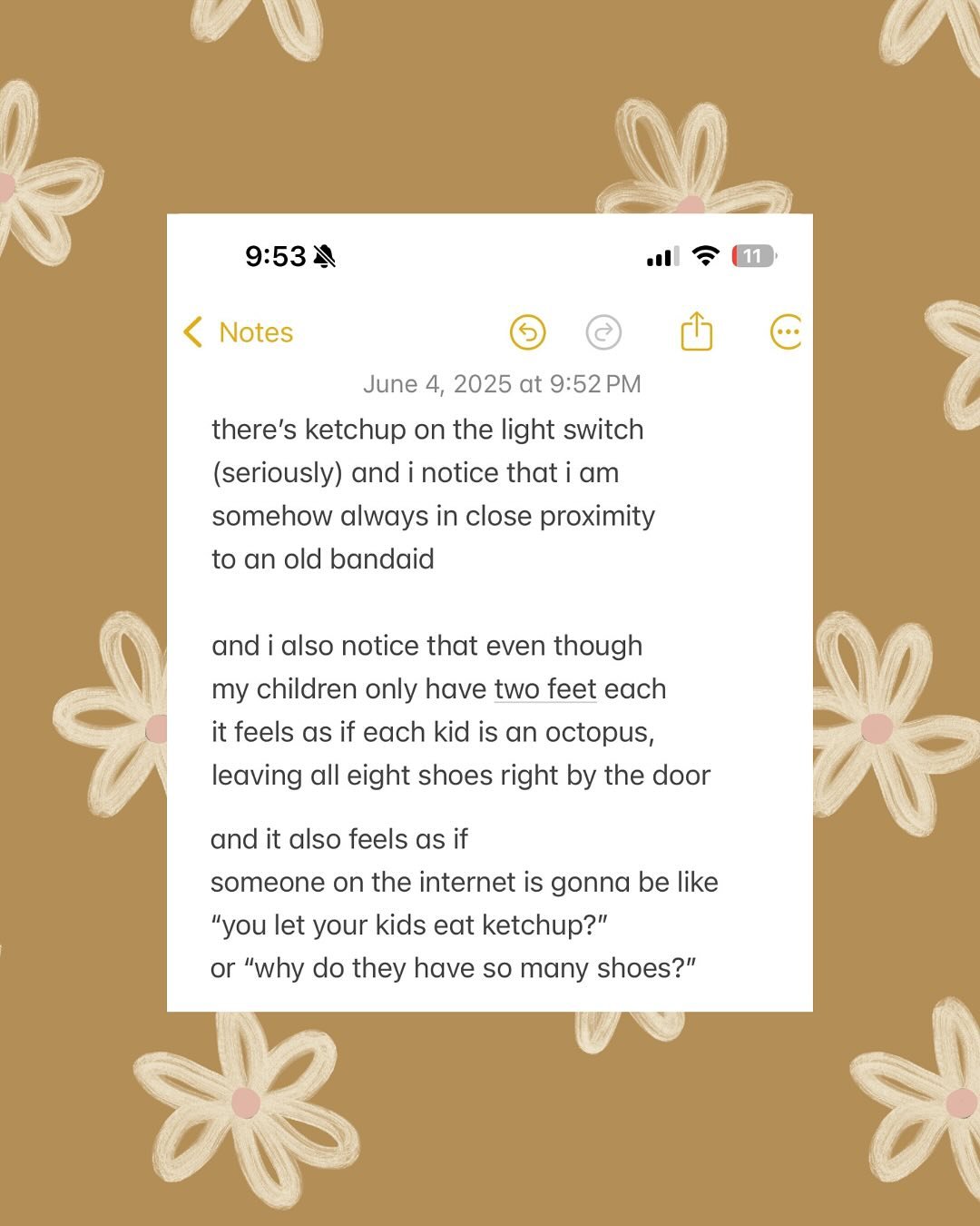 this is called &ldquo;ketchup on the light switch&rdquo;
(there&rsquo;s no genre for this; what even is this)