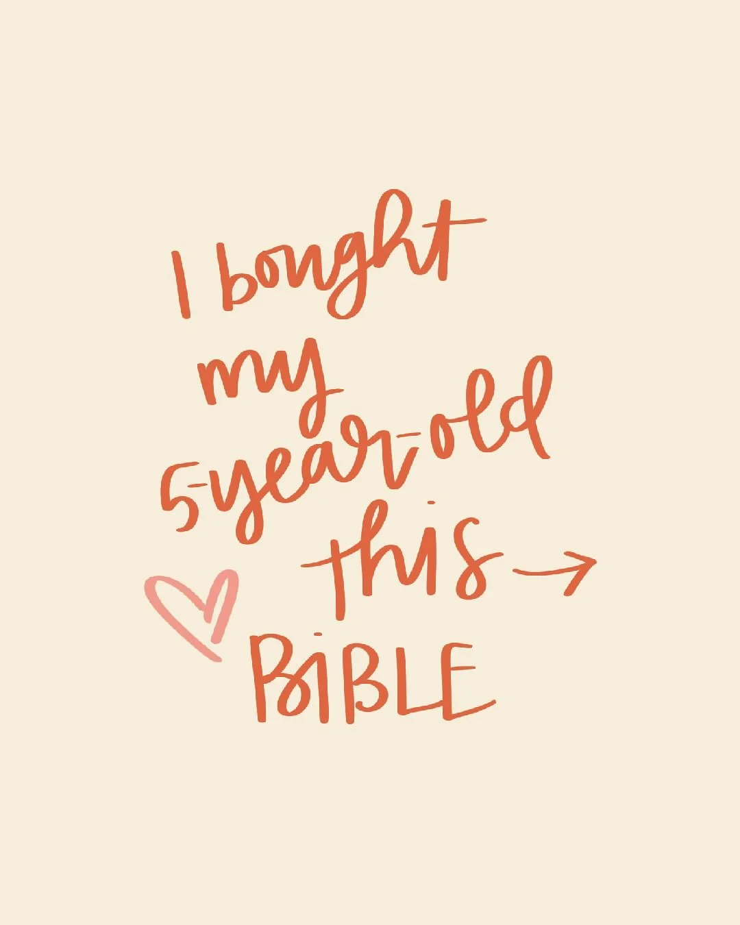 My 5-year-old son has always carried a Bible to church. I let him wear out a pretty heirloom Bible we received at his child dedication because I decided it was less important to keep it heirloom-y and more important for him to love the Bible and know