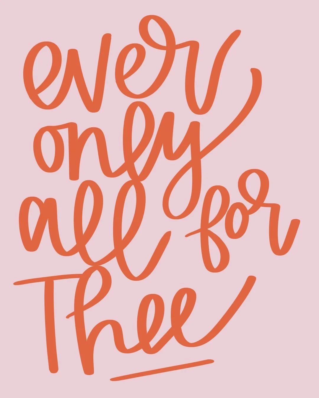 I heard &ldquo;Take My Life And Let It Be&rdquo; on @theworshipinitiative this morning &mdash; and I can&rsquo;t stop singing the last line: &ldquo;ever, only, all for Thee.&rdquo; Thinking of it like a filter for my life, for all I do, every photogr