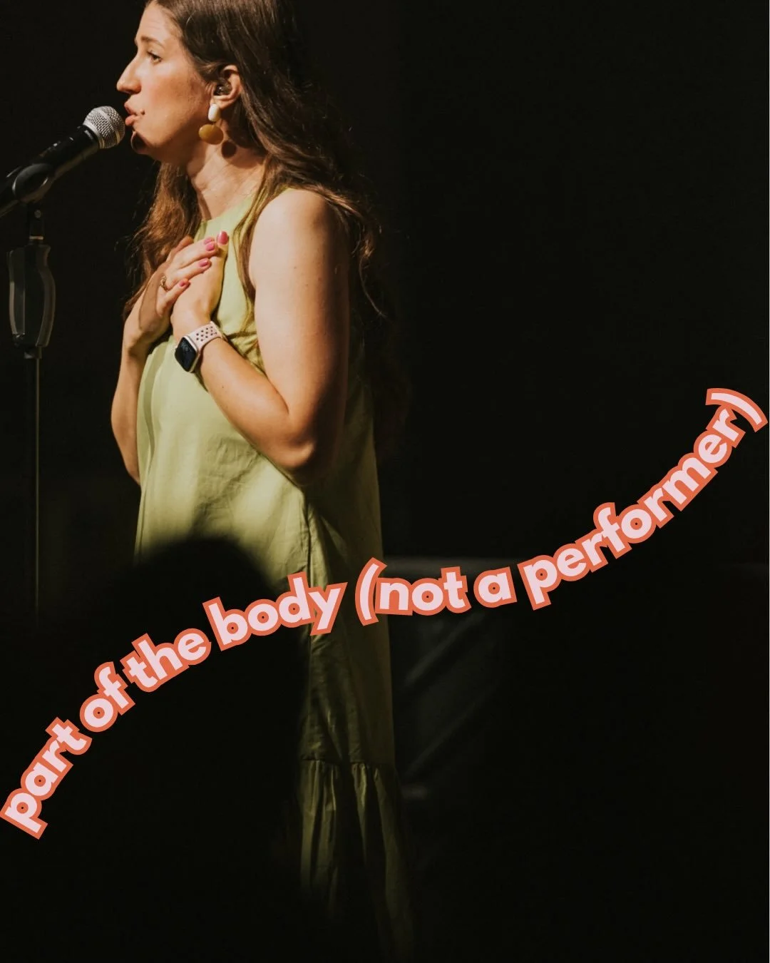 I do lots of &ldquo;in front of people&rdquo; things, and I sometimes have complicated feelings about this 😬🫠🥹😁. In case it helps you, here are three things that help me do this as part of the body and not as a performer.