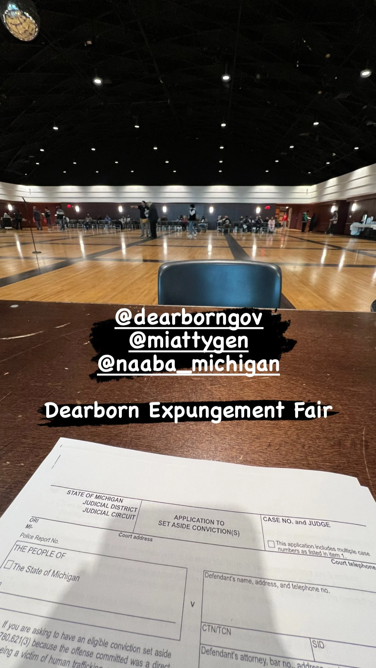 Attorney Hadi Harp’s Volunteer Work at Dearborn Expungement Fair
