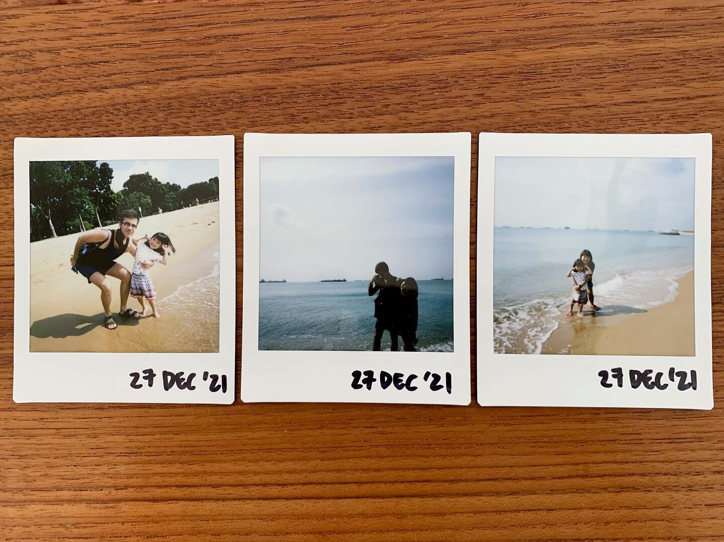 Our morning by the sea&hellip; #eastcoastpark #singapore #fujifilminstax