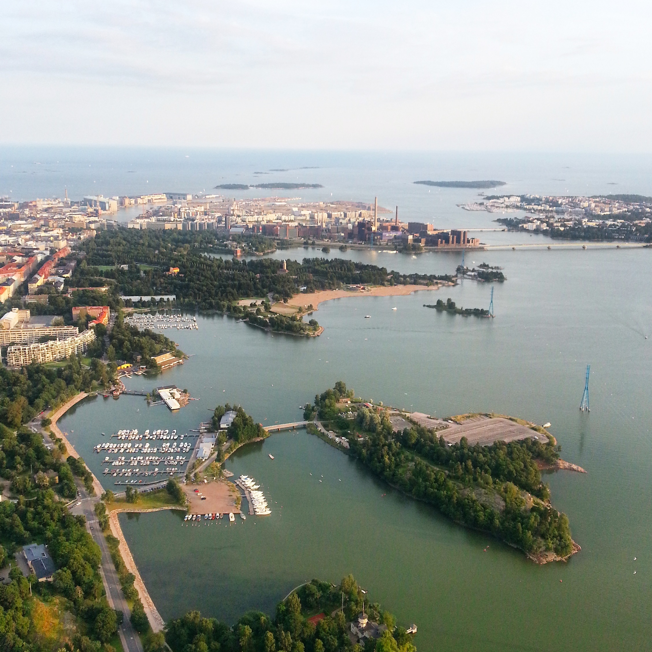 Kuumailmapallon kyydissä näki Helsingin ihan uudella tavalla