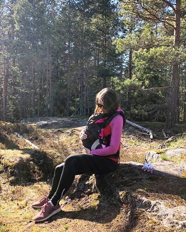 The first forest adventure with our new family member. ❤🌲🍀 #ulkonaperillä #huhtikuiset2020