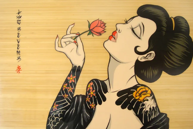   My Memory Of Olive . Acrylic on Plyboo 2007 