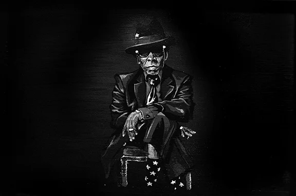   Valet Box #22 . Acrylic on media 2013 