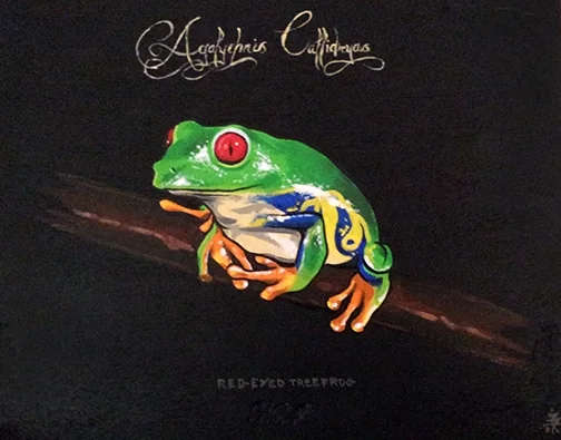   Valet Box #40 . Acrylic on media 2014 