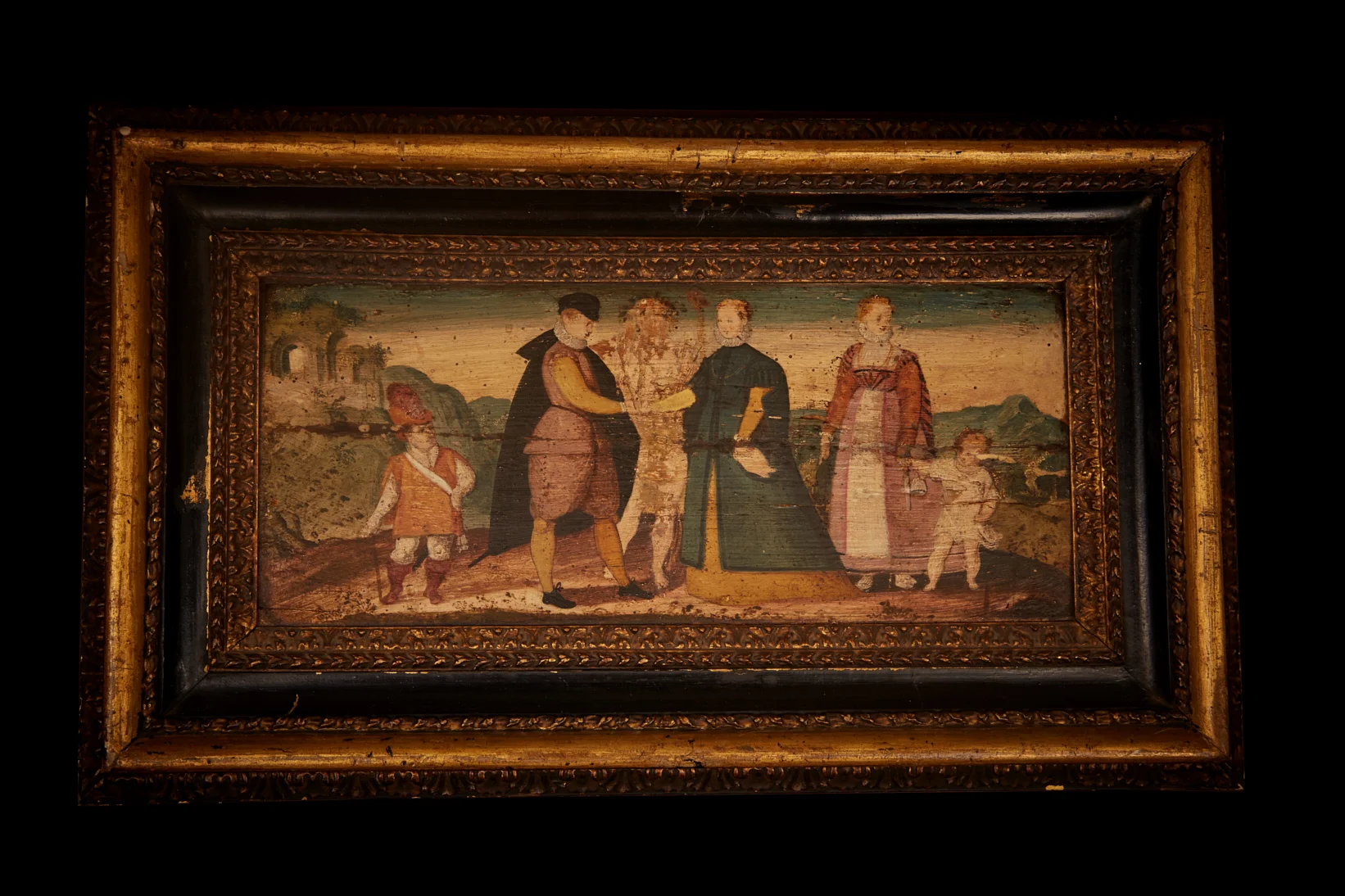 AN ITALIAN MARRIAGE SCENE IN THE STYLE OF VINCKBOONS - ITALY, EARLY 17TH CENTURY