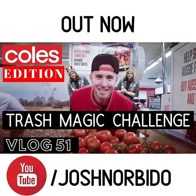 We're back with another episode of the Trash Magic Challenge. This time coming up with Magic using items from Coles Supermarket. Link in Bio 🤓.
#vloglife
#magicianvlog
#brisbanemagician
#australianmagician
#youtuber