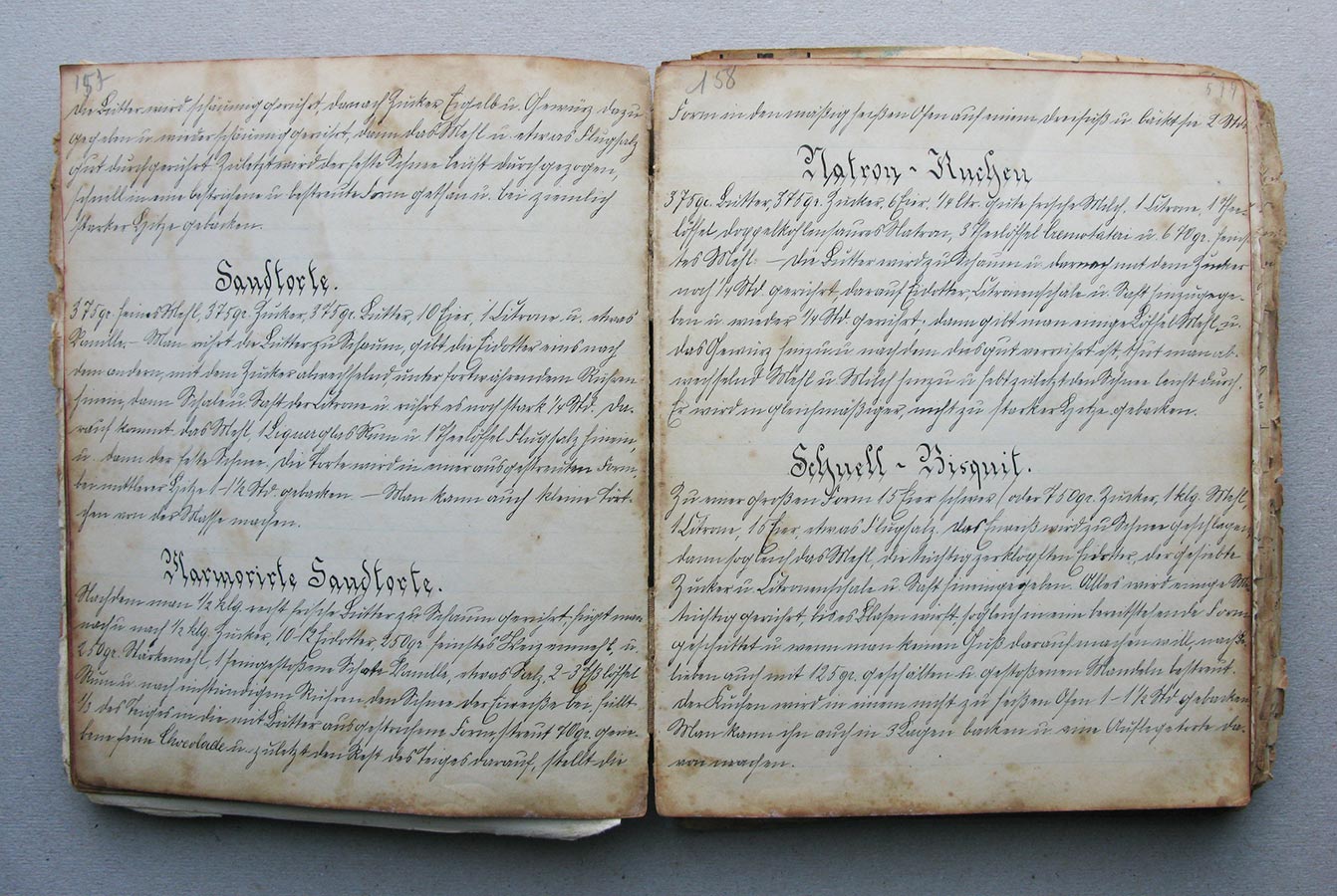 Sandtorte, Marmorierte Sandtorte - Natron Kuchen © Auteurs inconnus, droits réservés