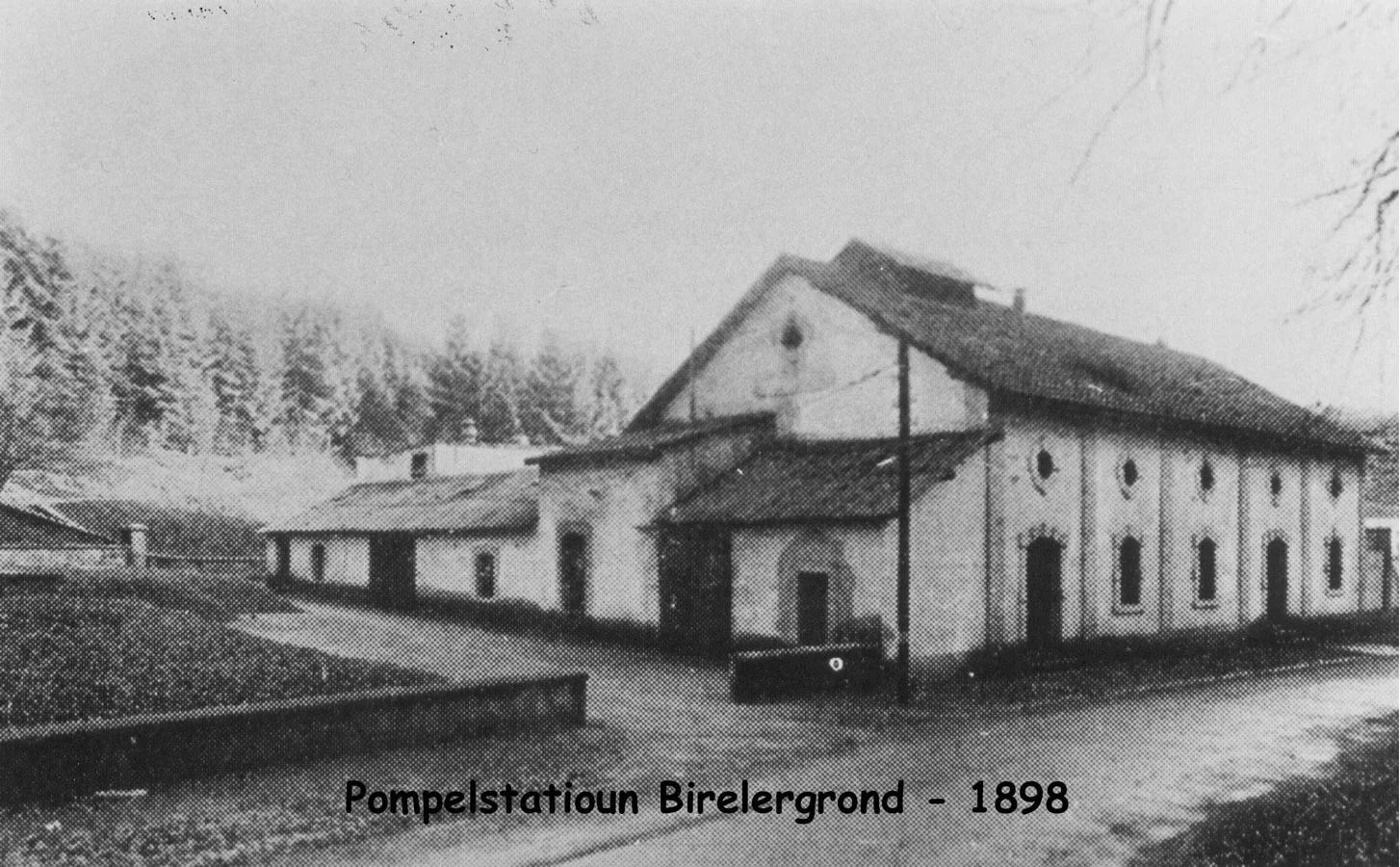 Station de pompage / Pumpstation,&nbsp; Birelergrund, 1898 © photographe inconnu, droits réservés, Collection Jos Feller, Sandweiler