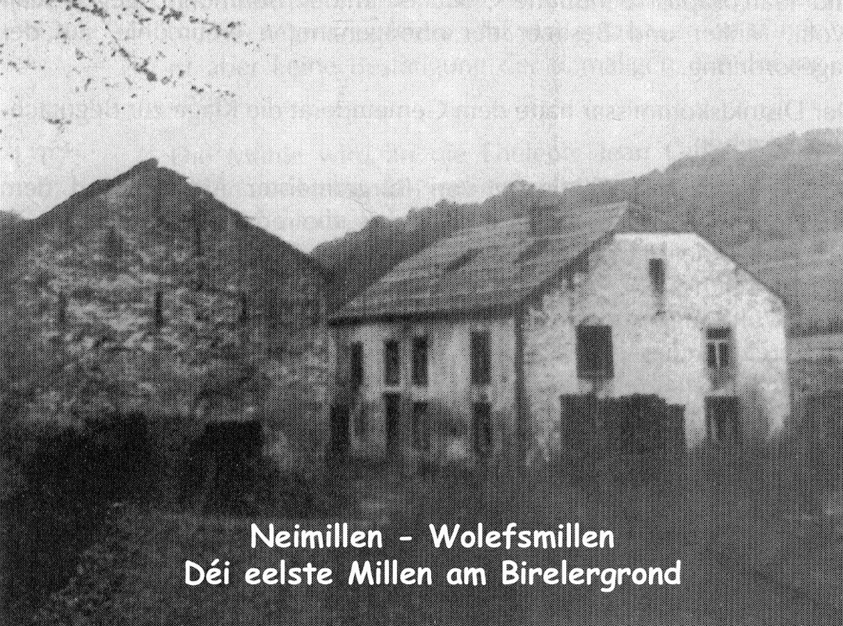 Neimillen-Wolefsmillen, le moulin le plus ancien du Birelergrund / die älteste Mühle im Birelergrund, © photographe inconnu, droits réservés, Collection Jos Feller, Sandweiler