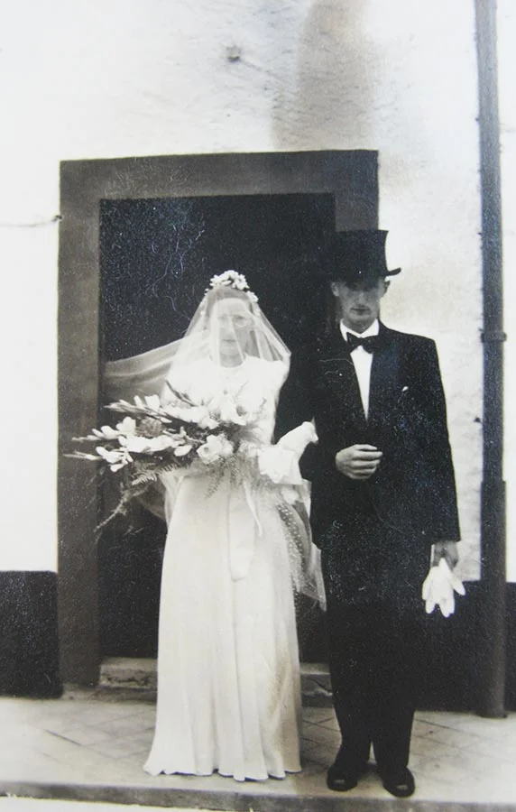 Les mariés / Das Brautpaar Gertrud Schmitz et / und Theodore Mangen, 1941 © photographe inconnu, droits réservés