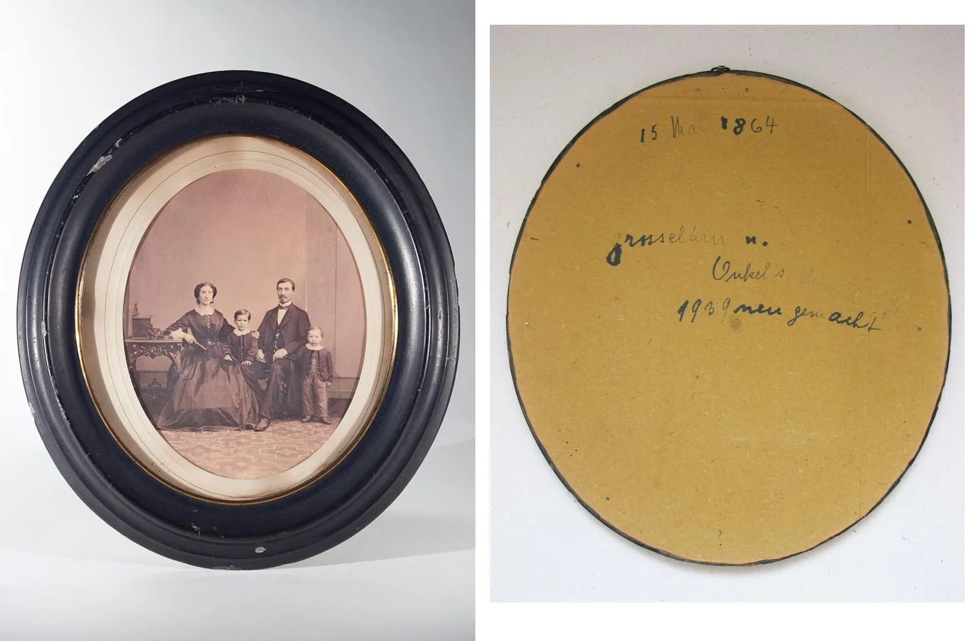 Portrait de / von Tillmann, Maria Anna, Heinrich, Joseph Schmitz, 1864 © photographe inconnu, droits réservés