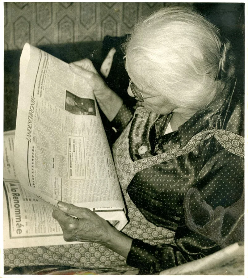 Maria Schmitz, Birelerhof, Sandweiler ca. 1950 © photographe inconnu, droits réservés