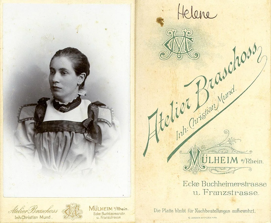 Helene Schmitz&nbsp; © Ateleir Braschoss, Mühlheim a. Rhein