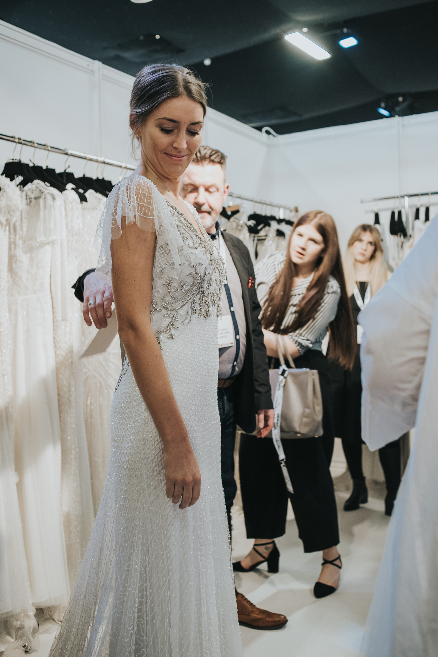 The beading on the top of this dress is exquisite. 