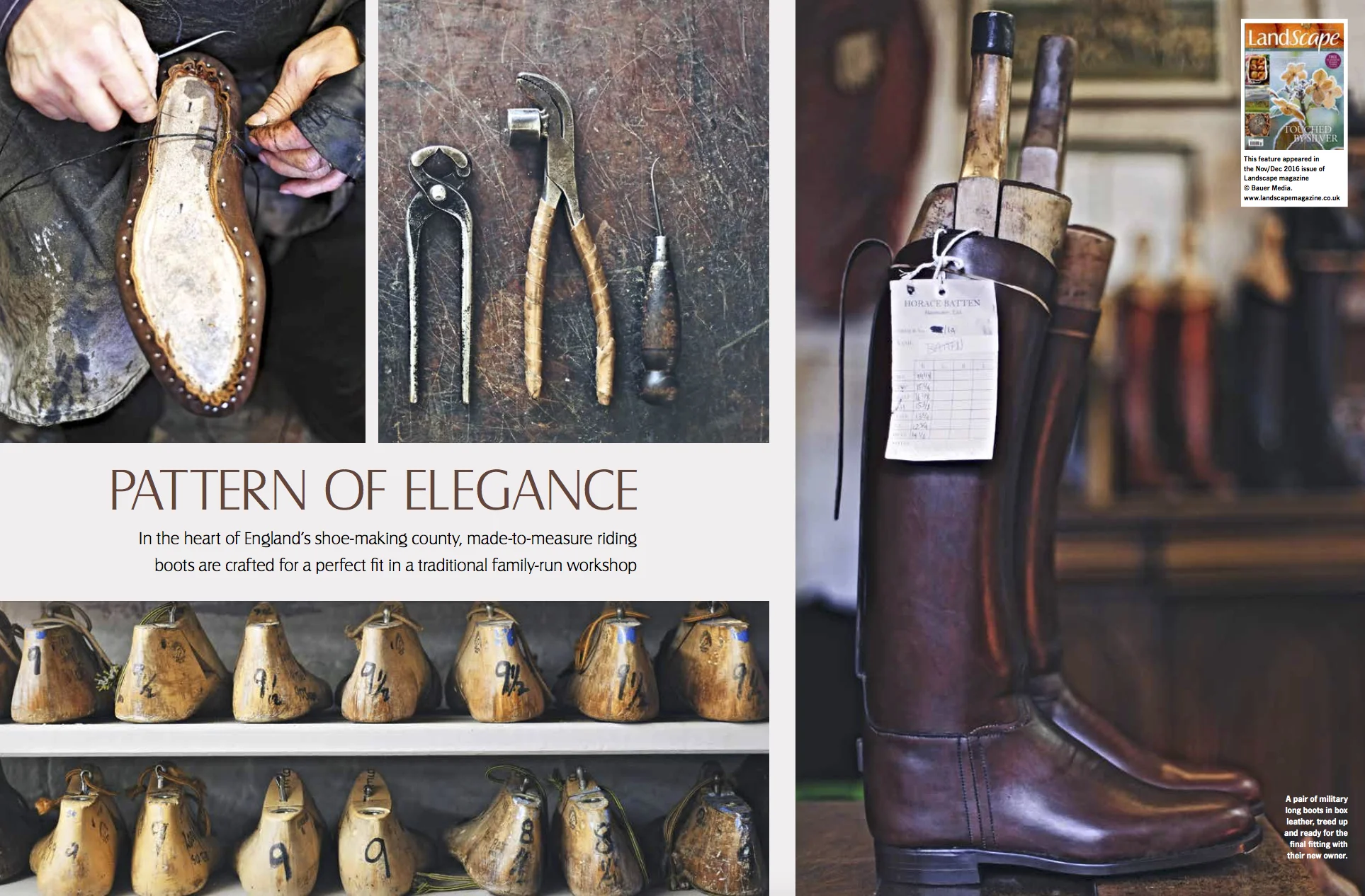 Horace Batten Boots - Landscape Magazine